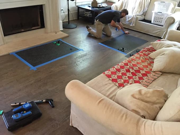 Water damage mitigation process