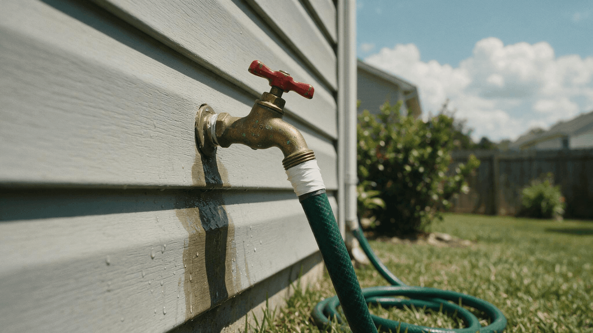 Summer Surge: The Outdoor Spigot That Floods Your Walls